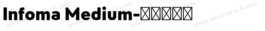 Infoma Medium字体转换